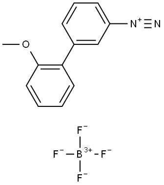 1,1′-Biphenyl]-3-diazonium, 2′-methoxy-, tetrafluoroborate(1-) (1:1) (ACI) Structure