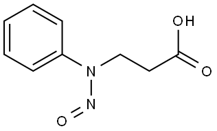 3-(nitroso(phenyl)amino)propanoic acid Structure