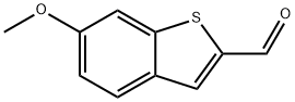 6-METHOXY-1-BENZOTHIOPHENE-2-CARBALDEHYDE Structure