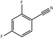2,4-DIFLUOROBENZONITRILE Structure