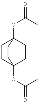 Bicyclo[2.2.2]octane-1,4-diol diacetate Structure