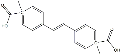 Dimethyl stilbene-4,4'-dicarboxylate  Structure