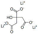 citric acid, lithium salt Structure
