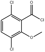 3,6-DICHLORO-ORTHO-ANISICACIDCHLORIDE Structure
