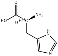 HISTIDINE, L-, [CARBOXYL-14C] Structure