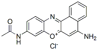 9-(acetamido)-5-aminobenzo[a]phenoxazin-7-ium chloride  Structure