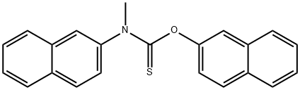 O-2-naphthyl methyl-2-naphthylthiocarbamate Structure