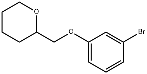 2-((3-Bromophenoxy)methyl)tetrahydro-2H-pyran Structure