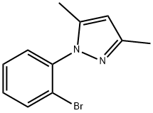 1-(2-Bromophenyl)-3,5-dimethyl-1H-pyrazole Structure