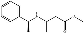 Methyl 3-((S)-1-phenylethylaMino)butanoate Structure