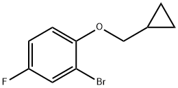 4-Fluoro-2-bromophenol methylcyclopropyl ether Structure