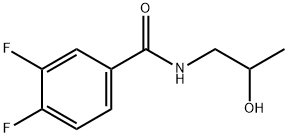 3,4-Difluoro-N-(2-hydroxypropyl)benzaMide Structure