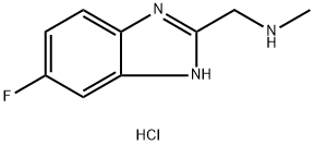 N-[(5-fluoro-1H-benzimidazol-2-yl)methyl]-N-methylamine dihydrochloride Structure