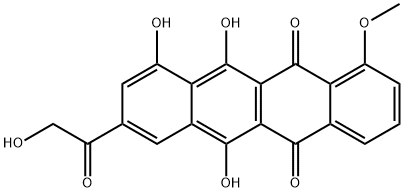 7,8,9,10-Dehydro Doxorubicinone Structure