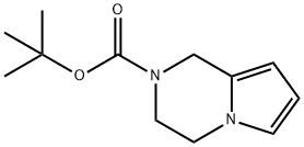 tert-Butyl 3,4-dihydropyrrolo[1,2-a]pyrazine-2(1H)-carboxylate Structure