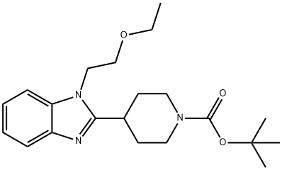 4-[1-(2-乙氧基乙基)-1H-苯并咪唑-2-基]-1-哌啶羧酸叔丁酯