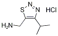 C-(4-Isopropyl-[1,2,3]thiadiazol-5-yl)-methylamine hydrochloride Structure