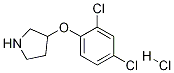 3-(2,4-DICHLOROPHENOXY)PYRROLIDINE HYDROCHLORIDE Structure