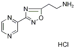 [2-(3-pyrazin-2-yl-1,2,4-oxadiazol-5-yl)ethyl]amine hydrochloride Structure