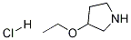 3-ETHOXYPYRROLIDINE HYDROCHLORIDE Structure