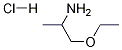 1-ETHOXY-2-PROPANAMINE HYDROCHLORIDE Structure