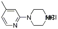 1-(4-Methyl-pyridin-2-yl)-piperazine hydrochloride, 98+% C10H16ClN3, MW: 213.71 Structure