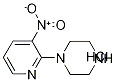 1-(3-Nitro-pyridin-2-yl)-piperazine hydrochloride, 98+% C9H13ClN4O2, MW: 244.68 Structure