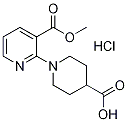 3,4,5,6-Tetrahydro-2H-[1,2']bipyridinyl-4,3'-dicarboxylic acid 3'-Methyl ester hydrochloride, 98+% C13H17ClN2O4, MW: 300.74 Structure