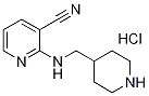 2-[(Piperidin-4-ylMethyl)-aMino]-nicotinonitrile hydrochloride, 98+% C12H17ClN4, MW: 252.74 Structure