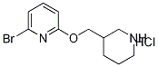 2-BroMo-6-(piperidin-3-ylMethoxy)-pyridine hydrochloride, 98+% C11H16ClBrN2O, MW: 307.62 Structure