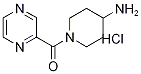 (4-AMino-piperidin-1-yl)-pyrazin-2-yl-Methanone hydrochloride, 98+% C10H15ClN4O, MW: 242.71 Structure