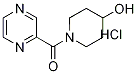 (4-Hydroxy-piperidin-1-yl)-pyrazin-2-yl-Methanone hydrochloride, 98+% C10H14ClN3O2, MW: 243.69 Structure