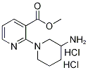 3-AMino-3,4,5,6-tetrahydro-2H-[1,2']bipyridinyl-3'-carboxylic acid Methyl ester dihydrochloride, 98+% C12H19Cl2N3O2, MW: 308.21 Structure