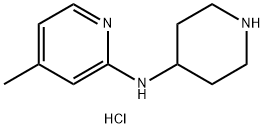 (4-Methyl-pyridin-2-yl)-piperidin-4-yl-aMine hydrochloride, 98+% C11H18ClN3, MW: 227.73 Structure