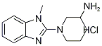 1-(1-Methyl-1H-benzoiMidazol-2-yl)-piperidin-3-ylaMine hydrochloride, 98+% C13H19ClN4, MW: 266.78 Structure