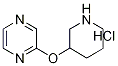 2-(Piperidin-3-yloxy)-pyrazine hydrochloride, 98+% C9H14ClN3O, MW: 215.68 Structure