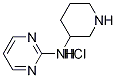 Piperidin-3-yl-pyriMidin-2-yl-aMine hydrochloride, 98+% C9H15ClN4, MW: 214.70 Structure