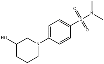 4-(3-hydroxypiperidin-1-yl)-N,N-diMethylbenzenesulfonaMide, 98+% C13H20N2O3S, MW: 284.37 Structure