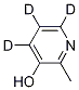 3-Hydroxy-2-Methylpyridine-d3 Structure