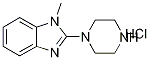 1-Methyl-2-piperazin-1-yl-1H-benzoiMidazole hydrochloride, 98+% C12H17ClN4, MW: 252.75 Structure