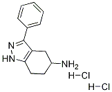 3-phenyl-4,5,6,7-tetrahydro-1H-indazol-5-aMine dihydrochloride Structure