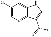 6-chloro-3-nitro-1H-pyrrolo[3,2-b]pyridine Structure