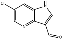6-chloro-1H-pyrrolo[3,2-b]pyridine-3-carbaldehyde Structure