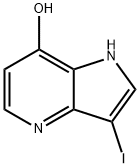 7-HYDROXY-3-IODO-4-AZAINDOLE Structure