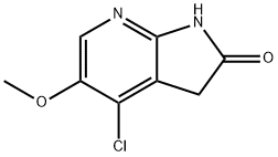 4-Chloro-5-Methoxy-7-aza-2-oxindole	 Structure