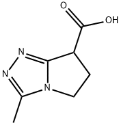 6,7-dihydro-3-Methyl-5H-Pyrrolo[2,1-c]-1,2,4-triazole-7-carboxylic acid Structure