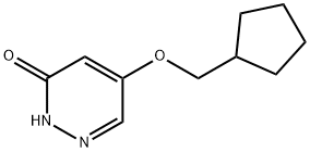 5-(cyclopentylmethoxy)pyridazin-3(2H)-one Structure