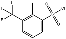 2-Methyl-3-(trifluoromethyl)benzenesulfonylchloride Structure