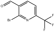 2-broMo-6-(trifluoroMethyl)pyridine-3-carbaldehyde Structure