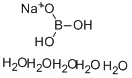 Sodium pentaborate pentahydrate Structure